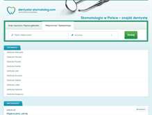 Tablet Screenshot of dentysta-stomatolog.com